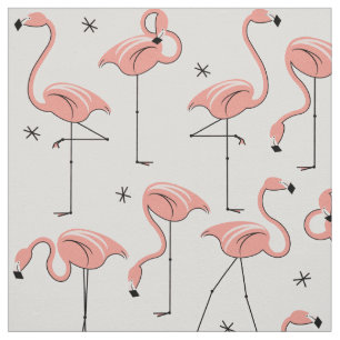 Flamingos rosa Stoff
