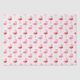 Flamingos Santa Pink Flamingo Muster Weihnachten Seidenpapier