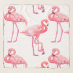 Flamingos Schal<br><div class="desc">Handgemalte Flamingo-Vögel, nahtlos Muster</div>