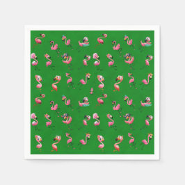 Flamingos Serviette