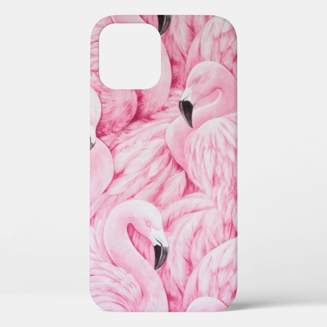 FLAMINGOS SIND ÜBERALL Case-Mate iPhone HÜLLE (Rückseite)