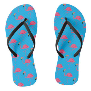 Flamingos Summer Beach Pair von Flip Flops