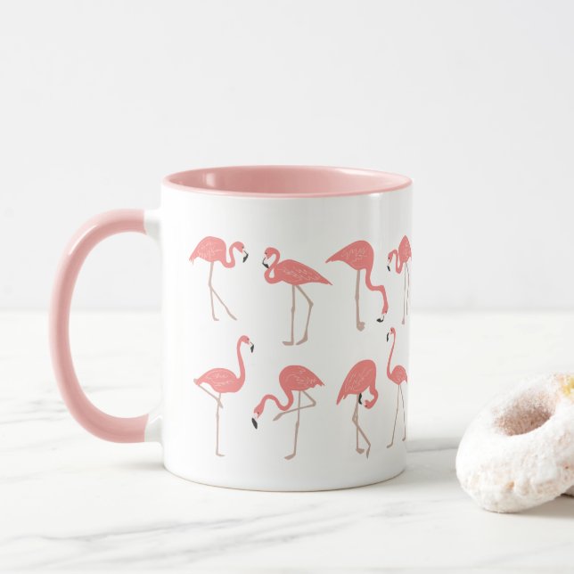 Flamingos Tasse (Mit Donut)