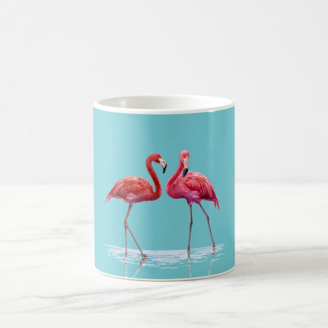 Flamingos-Tasse Kaffeetasse (Mittel)