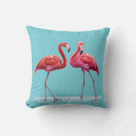 Flamingos Throw Pillow Kissen