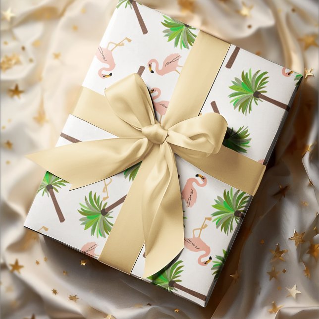 Flamingos und Palmen Seidenpapier (Von Creator hochgeladen)