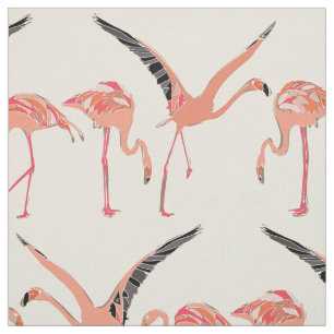 Flamingos-Vanille Stoff