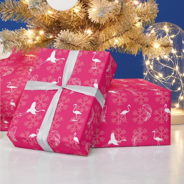 Flamingos Wrapping Paper - Pink Geschenkpapier (Feiertage)