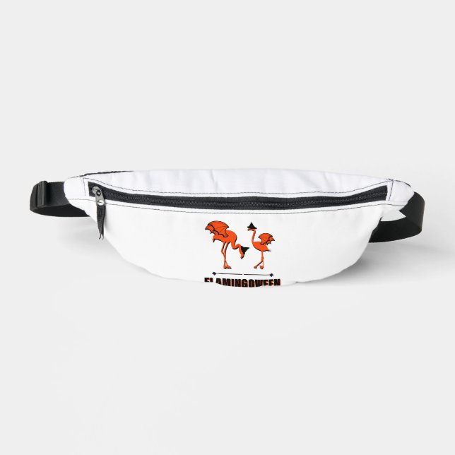 Flamingoween - Halloween Bauchtasche (Vorderseite)