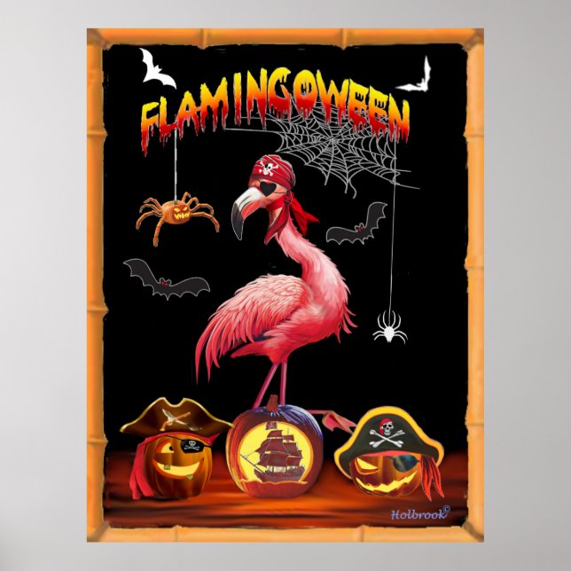 FLAMINGOWEEN POSTER (Vorne)