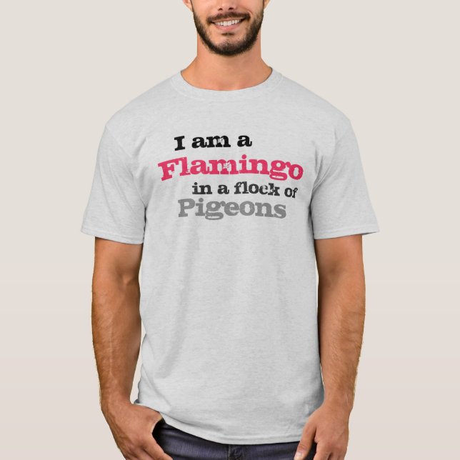 Flamingowelt T-Shirt (Vorderseite)