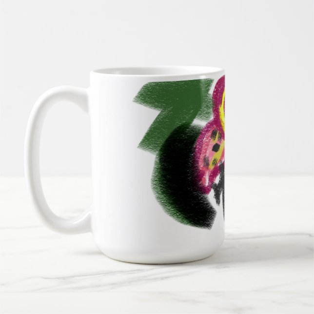 Flamings Liebe  Kaffeetasse (Links)