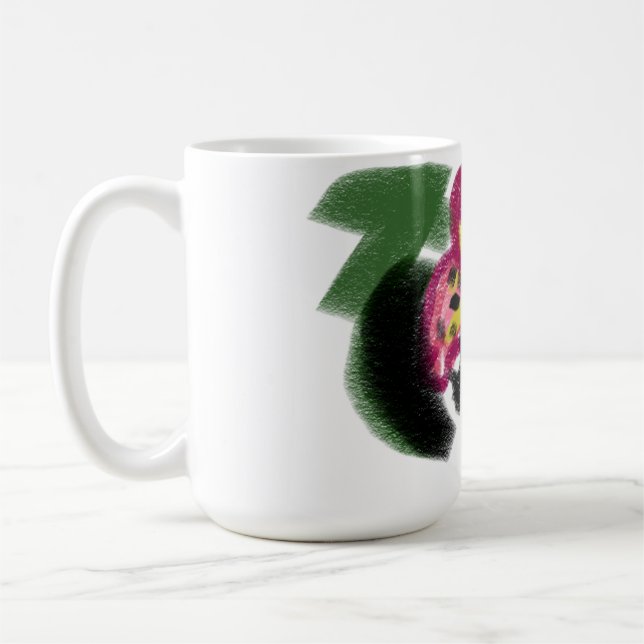 Flamings Liebe  Kaffeetasse (Links)