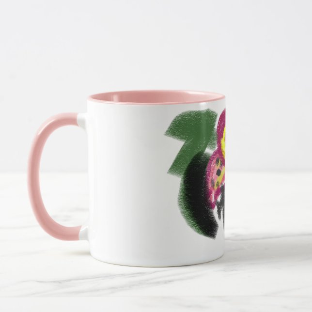 Flamings Liebe  Tasse (Links)