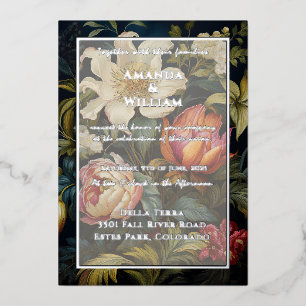 Flämische holländische Malerei 17. 18. Jh. Hochzei Folieneinladung