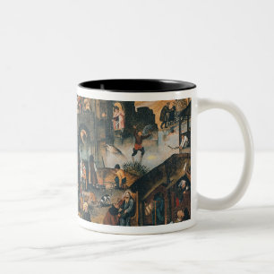 Flämische Sprichwörter Zweifarbige Tasse