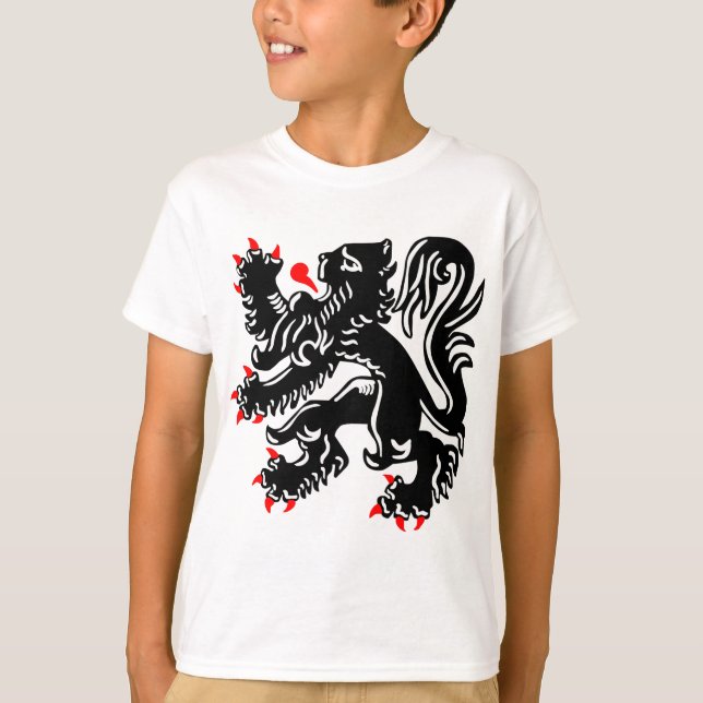 Flämischer Löwe T-Shirt (Vorderseite)