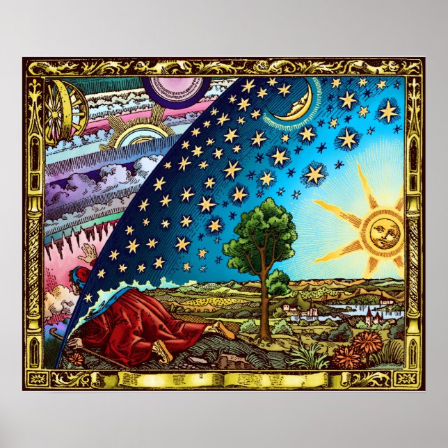 Flammarion Dome Flat Earth Poster (Vorne)