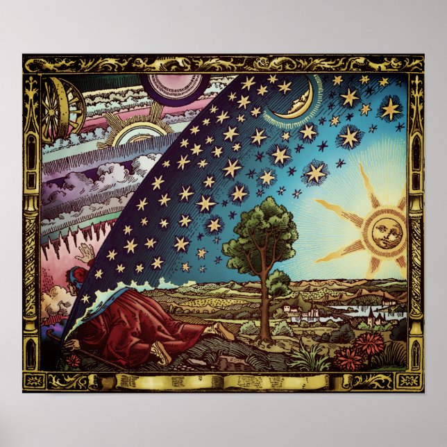 Flammarion Dome (Nebeleinstellung) Poster (Vorne)