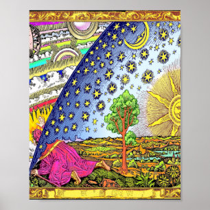 Flammarion Graving Poster