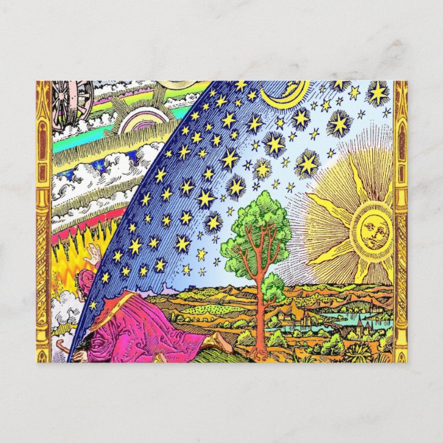 Flammarion Graving Postkarte (Vorderseite)