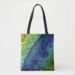 Flammarion Himmel-und-Erde-Stich Grafik