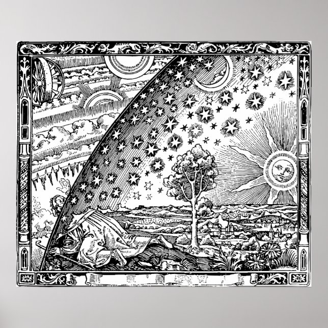 Flammarions Wanderer Poster (Vorne)