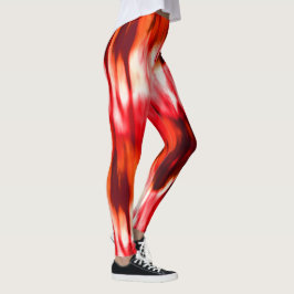 Flamme Abstrakt Leggings