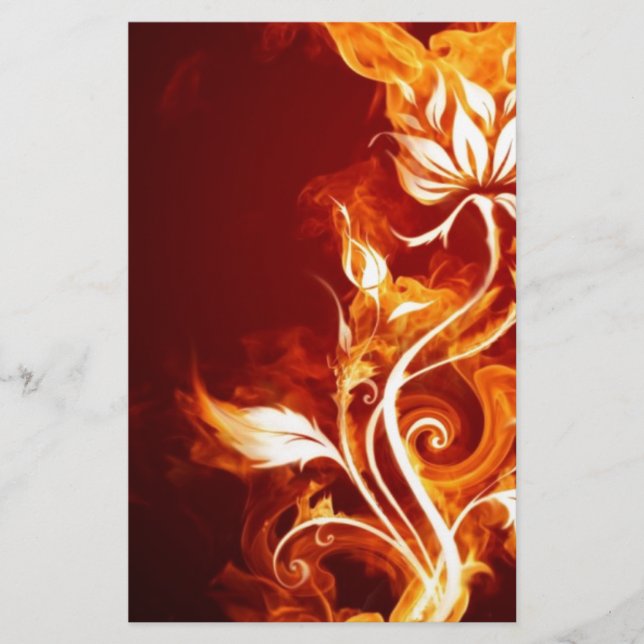 Flamme-Blume 01 (Vorderseite)