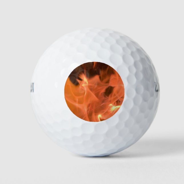 Flamme Golfball (Vorderseite)