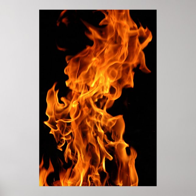 Flamme Poster (Vorne)