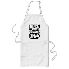 Flamme und Geschmack: Kulinarische Leidenschaft Lange Schürze