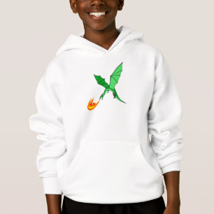 Flammen-atmendrache Hoodie