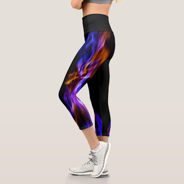 Flammen Capri Leggings (Links)