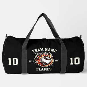 Flammen "Customizable"-Baseball Duffle Bag