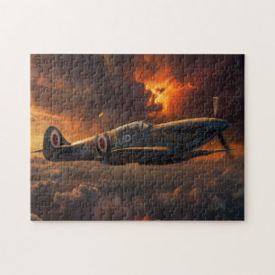 Flammen des Himmels: Aufstieg eines Spitfire Puzzle