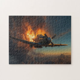 Flammen des Himmels: Aufstieg eines Spitfire Puzzle