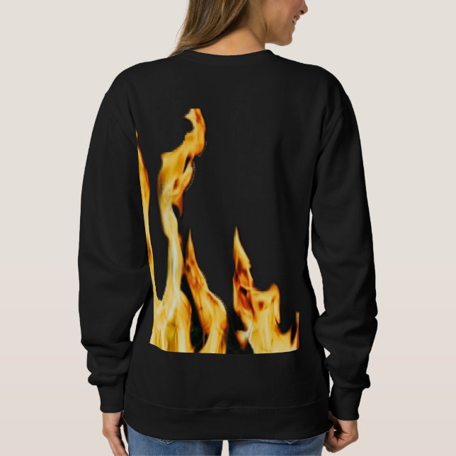 Flammen – Flamme – Flame – Flames – Feuer – Fire T Sweatshirt (Rückseite)