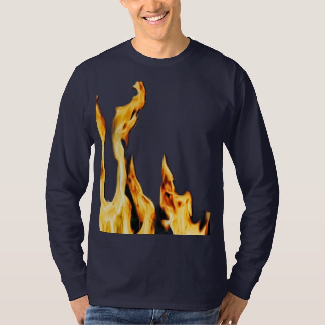Flammen – Flamme – Flame – Flames – Feuer – Fire T T-Shirt (Vorderseite)