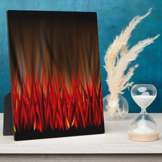 FLAMMEN FOTOPLATTE (Seite)