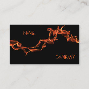 Flammen-Gewohnheit personalisiert Visitenkarte