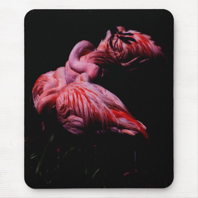 Flammen im Dunkeln Mousepad (Vorne)