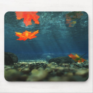 Flammen in der Wasserrutsche Mousepad