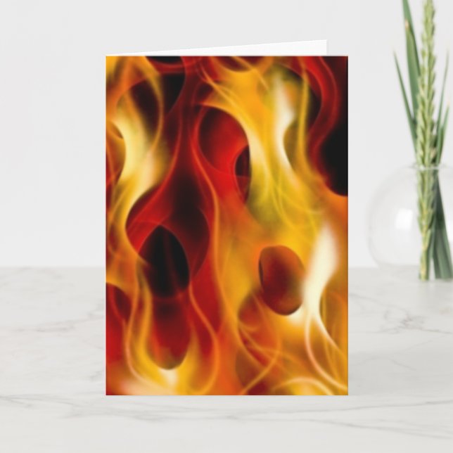 Flammen Karte (Vorderseite)
