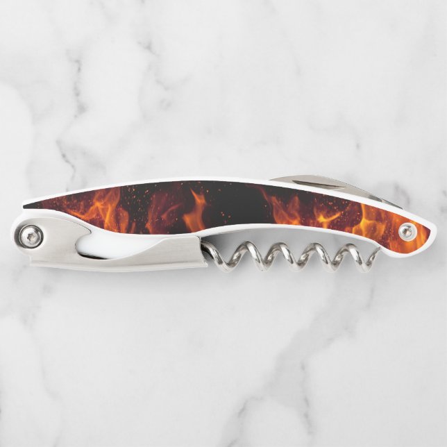 Flammen Kellnermesser (Vorderseite)
