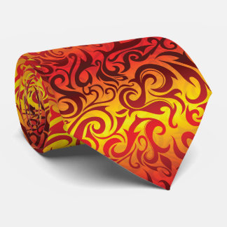 Flammen-Krawatte Krawatte