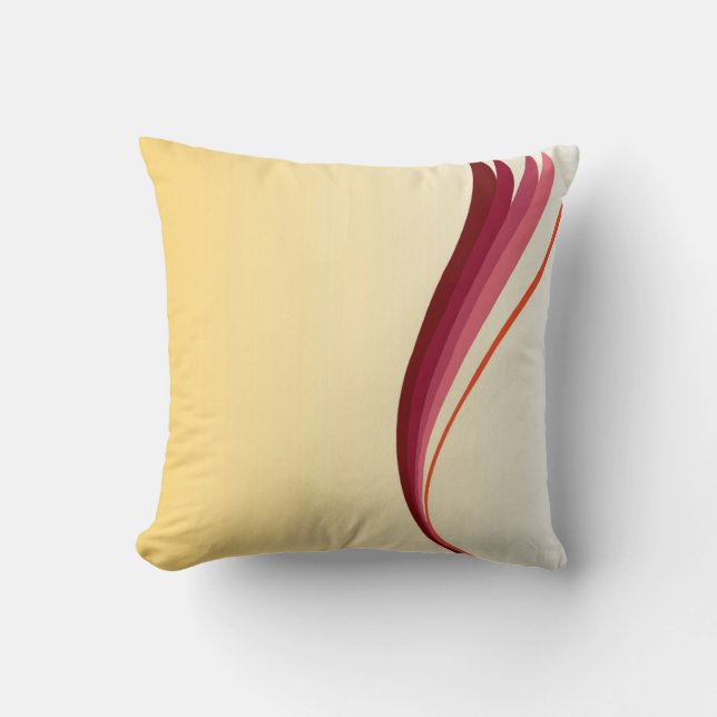 Flammen-Lilie Kissen (Vorderseite)