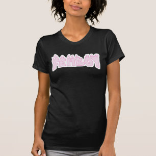 Flammen mit rosa Flammen T-Shirt