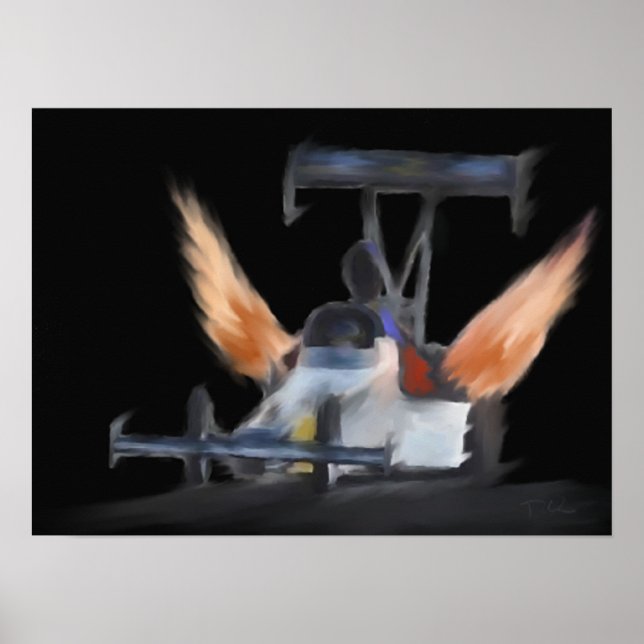 Flammen Poster (Vorne)