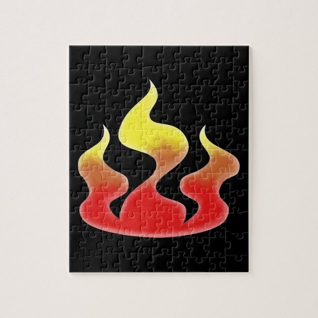 Flammen Puzzle (Vertikal)